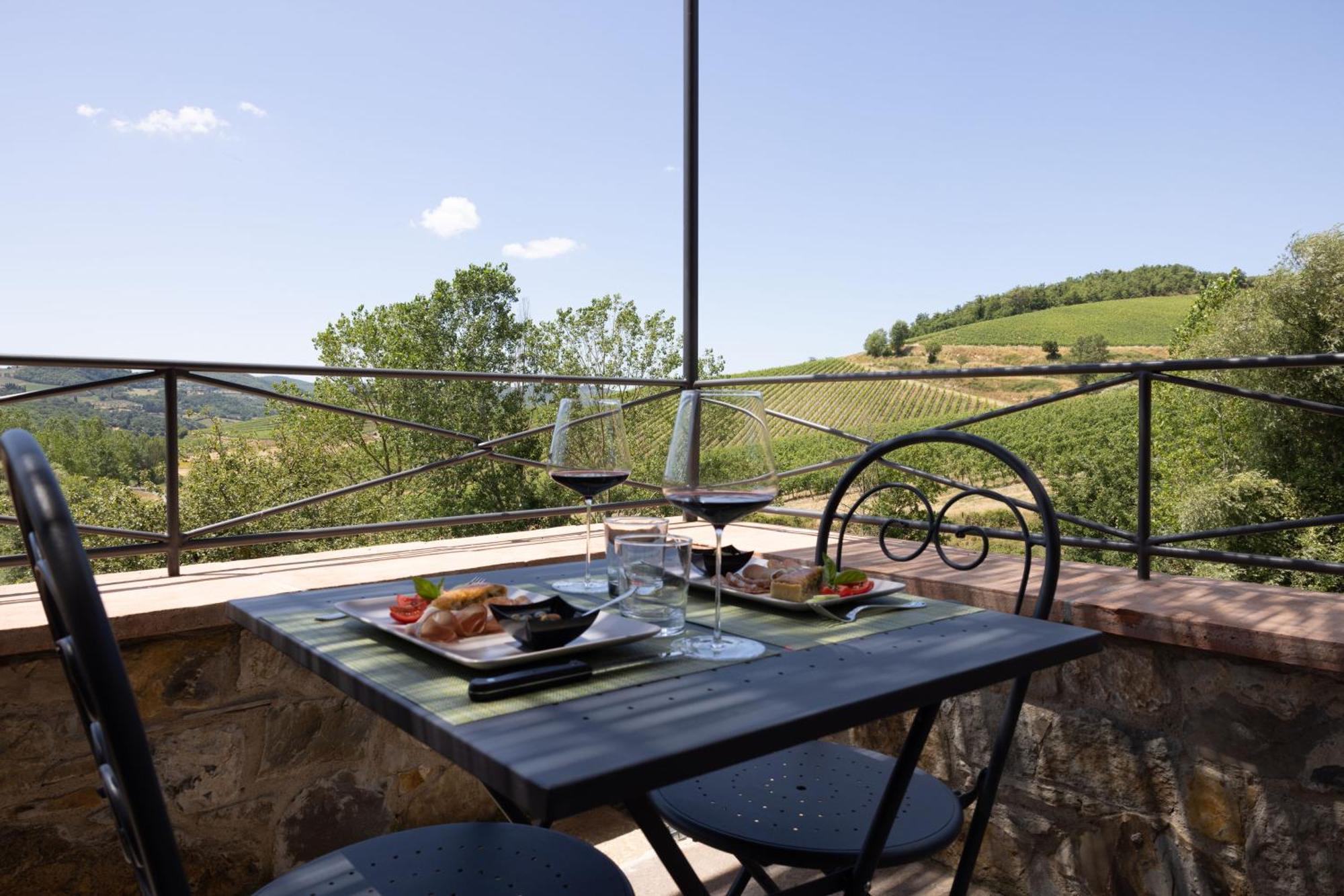 Bed and Breakfast Fattoria Poggerino Radda in Chianti Exterior foto