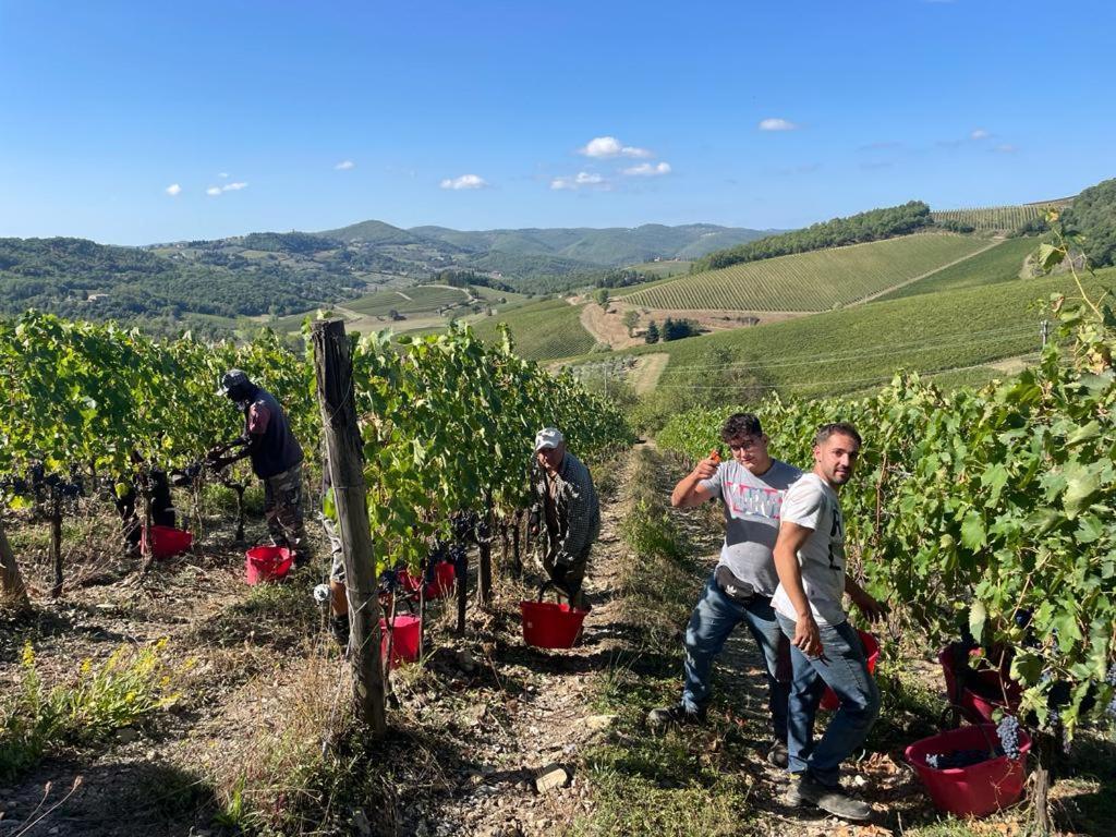 Bed and Breakfast Fattoria Poggerino Radda in Chianti Exterior foto